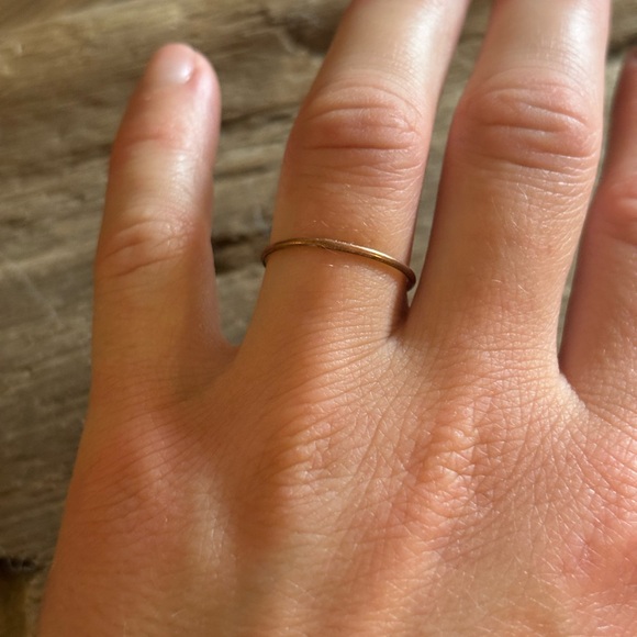 Gold Stacking Ring - Picture 2 of 3